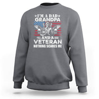 I'm A Dad Grandpa And A Veteran Funny For Papa Grandpa Pride Sweatshirt - Wonder Print Shop