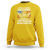I'm A Dad Grandpa And A Veteran Funny For Papa Grandpa Pride Sweatshirt - Wonder Print Shop