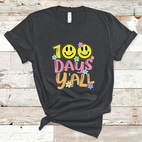100th Days Y'all Funny 100th Days Of School Teacher Student T Shirt - Wonder Print Shop