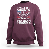 I'm A Dad Grandpa And A Veteran Funny For Papa Grandpa Pride Sweatshirt - Wonder Print Shop