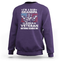 I'm A Dad Grandpa And A Veteran Funny For Papa Grandpa Pride Sweatshirt - Wonder Print Shop