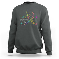 Easily Distracted By Dragonflies Insect Lovers Sweatshirt - Wonder Print Shop