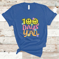 100th Days Y'all Funny 100th Days Of School Teacher Student T Shirt - Wonder Print Shop