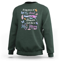 A Big Piece Of My Heart Lives In Heaven And She Is My Mom Mother's Day Sweatshirt - Wonder Print Shop