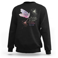 Dragonfly Smile Often Think Positively Give Thank Motivation Sweatshirt - Wonder Print Shop