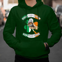 Shut Up Liver You're Fine Happy St.Patrick's Day Drinking Team Cruise Squad Hoodie - Wonder Print Shop