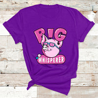 Pig Whisperer Shirt Gift For Pig Lover T Shirt - Wonder Print Shop