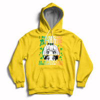 Vintage I Paused My Anime To Celebrate St Patrick's Day Funny Anime Hoodie - Wonder Print Shop