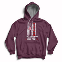 Vetbod Like Dad Bod But With More Knee Pain Patriotic Dog Tag Hoodie - Wonder Print Shop