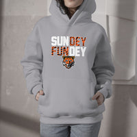 Sundey Fundey Fear Da Tiger Rule The Jungle King Of Da North Hoodie - Wonder Print Shop