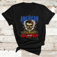American Legendary Barber T Shirt - Wonder Print Shop