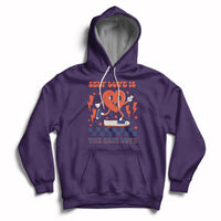 Self Love Is The Best Love Funny Heart Retro Valentine's Day Hoodie - Wonder Print Shop