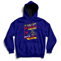 Life Is Full Of Risks Telling Auctioneer How To Do His Job Hoodie - Wonder Print Shop
