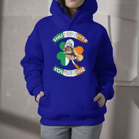 Shut Up Liver You're Fine Happy St.Patrick's Day Drinking Team Cruise Squad Hoodie - Wonder Print Shop