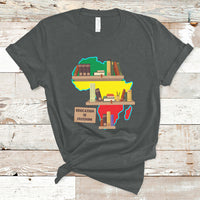 Educate Teach Black History Educated African American Pride T-Shirt - Wonder Print Shop
