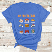 My Perfect Day Video Games Funny Cool Gamer T Shirt - Wonder Print Shop