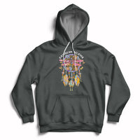 Dragonfly Daydream Believer Floral Dreamcatcher Motivational Hoodie - Wonder Print Shop