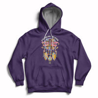 Dragonfly Daydream Believer Floral Dreamcatcher Motivational Hoodie - Wonder Print Shop