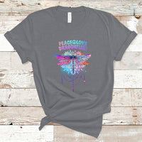 Colorful Peace Love Dragonflies Lovers Boho Mandala T Shirt - Wonder Print Shop