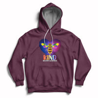 Autism Awareness Be Kind Bee Puzzle Autistic Care Support Hoodie - Wonder Print Shop