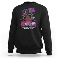International Women's Day IWD Embrace Equity Black Girl Queen Women's History Sweatshirt - Wonder Print Shop