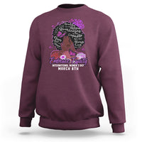 International Women's Day IWD Embrace Equity Black Girl Queen Women's History Sweatshirt - Wonder Print Shop