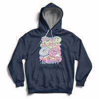 Donut Worry Be Happy Positive Funny Gifts Mens Womens Kids Hoodie - Wonder Print Shop