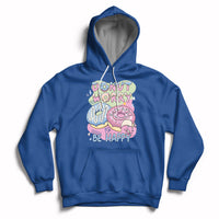 Donut Worry Be Happy Positive Funny Gifts Mens Womens Kids Hoodie - Wonder Print Shop