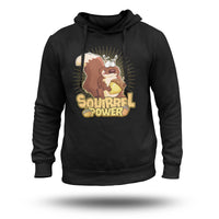 Cute Squirrel Power Animal Lover Squirrel Saying, Funny Souirrel Hoodie - Wonder Print Shop