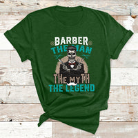 Barber The Man The Myth The Legend T Shirt - Wonder Print Shop