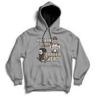 Husband Daddy Barber Hero Hoodie - Wonder Print Shop
