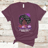 International Women's Day IWD Embrace Equity Black Girl Queen Women's History T Shirt - Wonder Print Shop