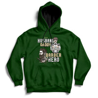 Husband Daddy Barber Hero Hoodie - Wonder Print Shop