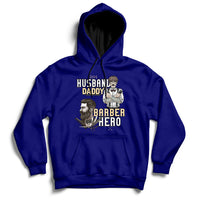 Husband Daddy Barber Hero Hoodie - Wonder Print Shop