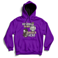 Husband Daddy Barber Hero Hoodie - Wonder Print Shop