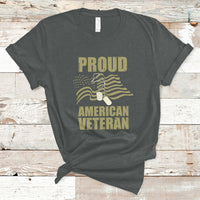 Proud American Veterans Patriotic Soldiers US Flag Pride T-Shirt - Wonder Print Shop