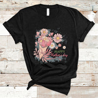 Happy Mother's Day Cute Floral Flowers For Womens Mom Grandma T Shirt - Wonder Print Shop