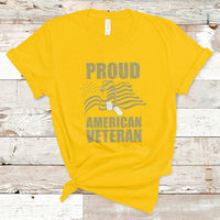 Proud American Veterans Patriotic Soldiers US Flag Pride T-Shirt - Wonder Print Shop