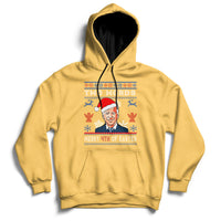 Santa Joe Biden Happy 4th Of Easter Ugly Christmas Sweater Hoodie - Wonder Print Shop