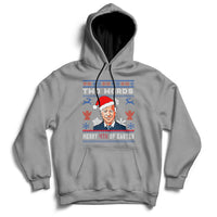 Santa Joe Biden Happy 4th Of Easter Ugly Christmas Sweater Hoodie - Wonder Print Shop