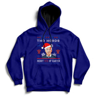 Santa Joe Biden Happy 4th Of Easter Ugly Christmas Sweater Hoodie - Wonder Print Shop