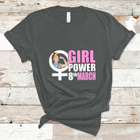 Happy International Womens Day 8 March Feminst Womens Rights T-Shirt - Wonder Print Shop