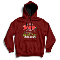 Santa Favorite Assistant Tranier Hoodie - Wonder Print Shop