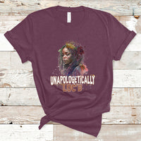 Unapologetically Locd Black History Locs Hair Melanin Queen T-Shirt - Wonder Print Shop