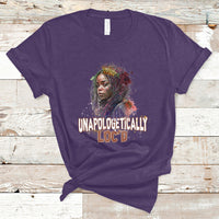 Unapologetically Locd Black History Locs Hair Melanin Queen T-Shirt - Wonder Print Shop