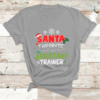 Santa Favorite Assistant Tranier T Shirt - Wonder Print Shop