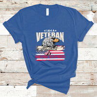I Am A Veteran My Oath Never Expires Patriotic American Flag T-Shirt - Wonder Print Shop