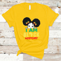 I Am Black History Shirt For Kids Girls Black History Month T Shirt - Wonder Print Shop