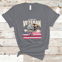 I Am A Veteran My Oath Never Expires Patriotic American Flag T-Shirt - Wonder Print Shop