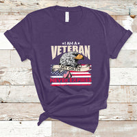 I Am A Veteran My Oath Never Expires Patriotic American Flag T-Shirt - Wonder Print Shop